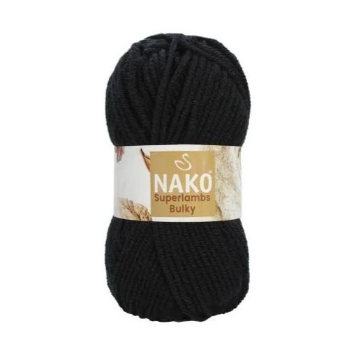 Nako Superlambs Bulky - Fekete