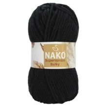 Nako Superlambs Bulky - Fekete