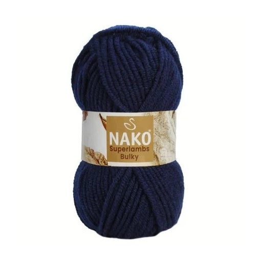 Nako Superlambs Bulky - Sötétkék