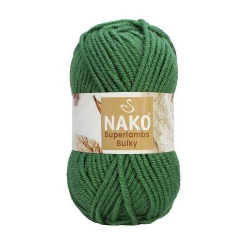 Nako Superlambs Bulky - Középzöld