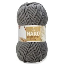 Nako Superlambs Bulky - Sötétszürke