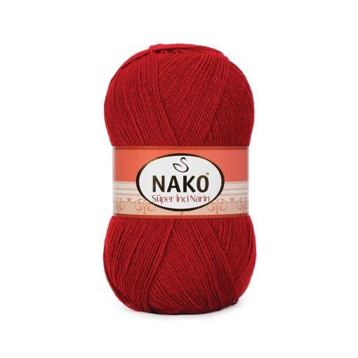Nako Süper Inci Narin - 1175 - Vörös