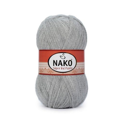 Nako Süper Inci Narin - 195 - Világosszürke melange