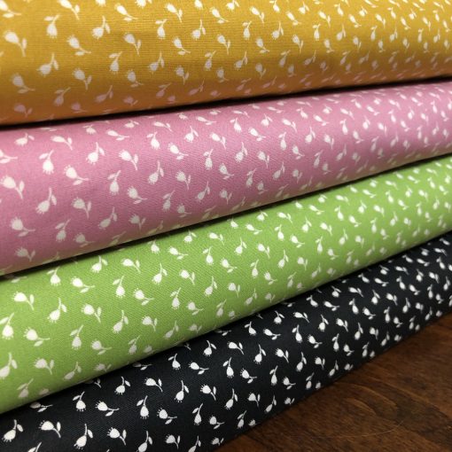 Apró tulipános textil 