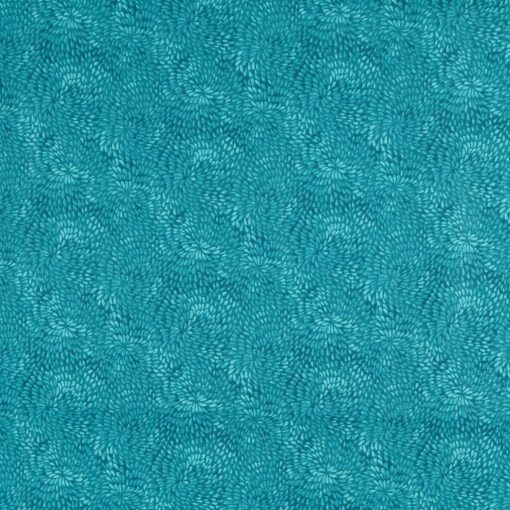 Türkiz csepp mintás textil