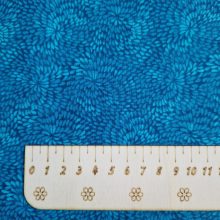 Türkiz csepp mintás textil