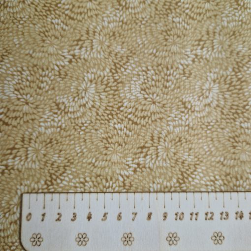 Mustársárga csepp mintás textil