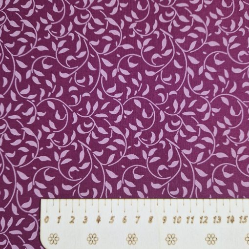 Lilás leveles textil