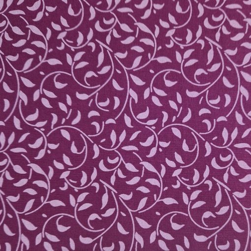 Lilás leveles textil