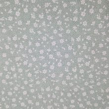 Virágos textil - Menta és fehér 