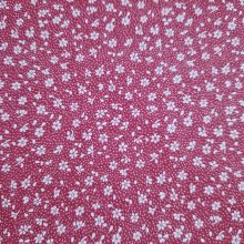 Virágos textil - Piros és fehér