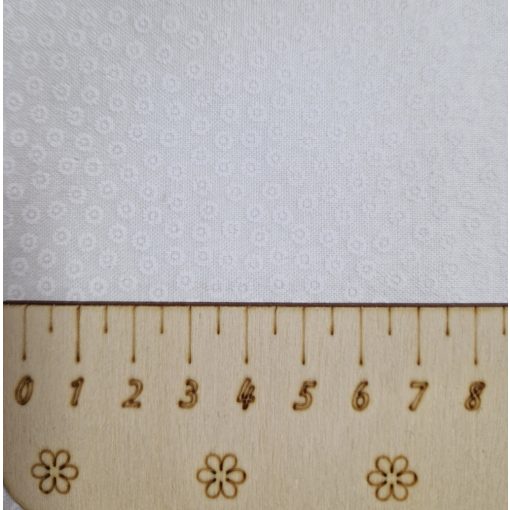 Apró mintás textil - Fehér