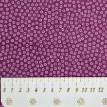 Apró mintás textil - Ciklámen