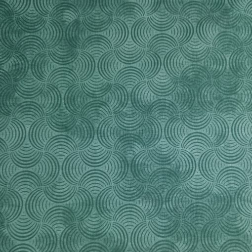 Mintás textil - Fenyőzöld
