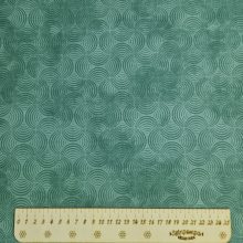 Mintás textil - Fenyőzöld