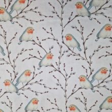 Madár mintás textil