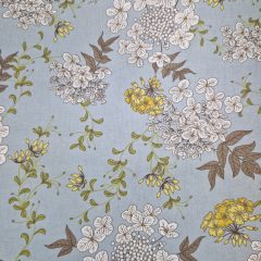 Mintás textil - Kék virágos