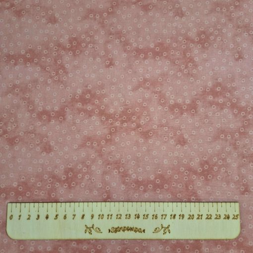 Mintás textil - Antikrózsa pöttyös