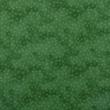 Mintás textil - Fenyőzöld pöttyös