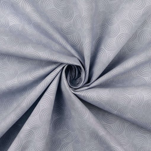 Mintás textil - Kékesszürke