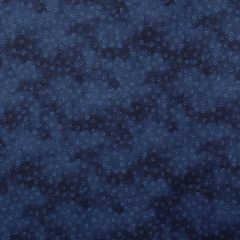Mintás textil - Sötétkék pöttyös