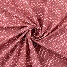 Mintás textil - Világospiros