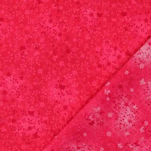 Mintás, kapros textil - Pink