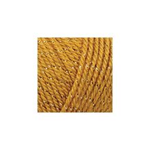 Nako Vizon Simli - Okkersárga, csillogó fém szállal