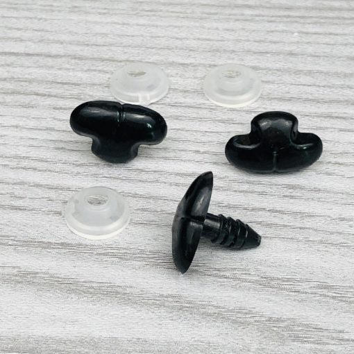 Cica és kutya biztonsági orr - 18x12 mm - 3 darab