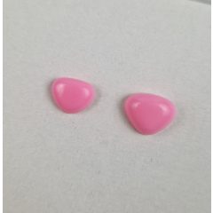 Rózsaszín biztonsági orr - 15x10 mm - 5 darab