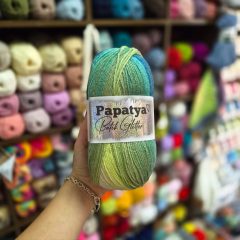Papatya Batik Glitter - 11 - Zöldes