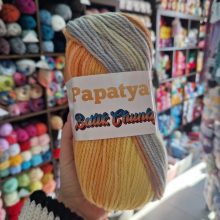 Papatya Batik Chunky - Sárgásszürke