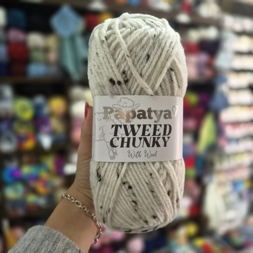 Papatya Tweed Chunky - Bézs