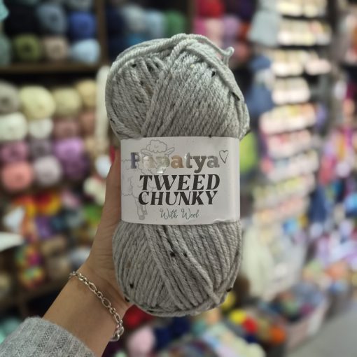 Papatya Tweed Chunky - Szürke