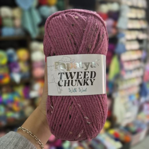 Papatya Tweed Chunky - Ciklámen