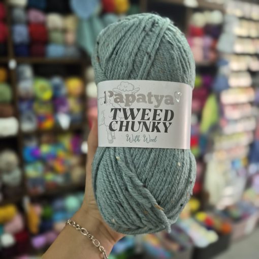Papatya Tweed Chunky - Menta