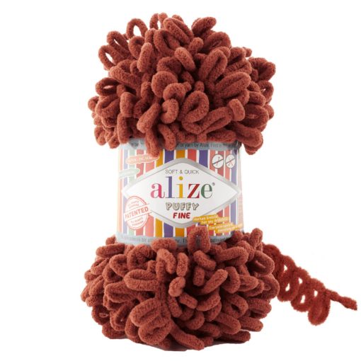 Alize Puffy Fine - Rozsdabarna