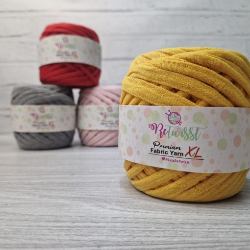 Retwisst Premium Fabric Yarn XL - Világosrózsaszín - 09