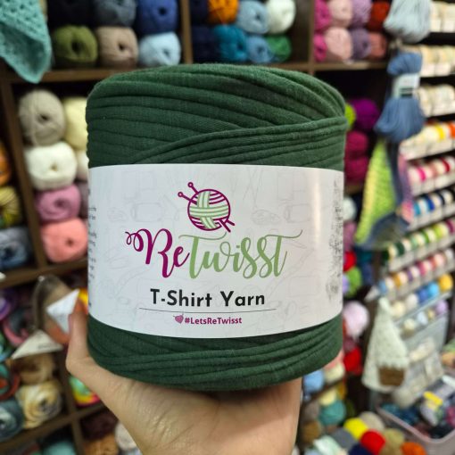 Retwisst T-Shirt Yarn - Vadászzöld