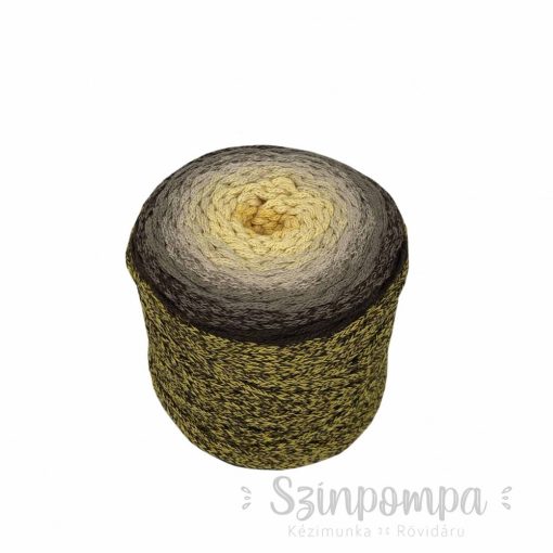 Retwisst Macrame Cake - Sárga-szürke - 25