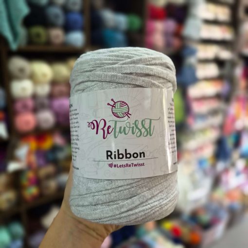 Retwisst Ribbon - Világosszürke - 04