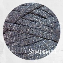 Retwisst Ribbon Lurex - Szürke, fém szállal - 06