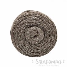 Retwisst Ribbon Lurex - Középbarna, fém szállal - 09