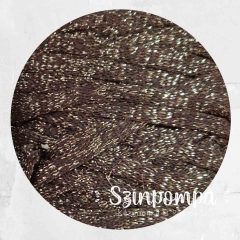 Retwisst Ribbon Lurex - Sötétbarna, arany szállal