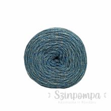 Retwisst Ribbon Lurex - Kék, ezüst szállal - 18