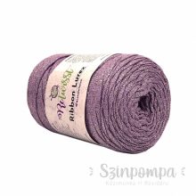 Retwisst Ribbon Lurex - Lila, ezüst szállal - 20