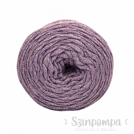 Retwisst Ribbon Lurex - Lila, ezüst szállal - 20