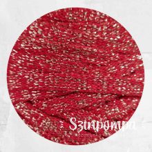 Retwisst Ribbon Lurex - Piros, arany szállal - 29