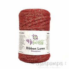 Retwisst Ribbon Lurex - Piros, arany szállal - 29