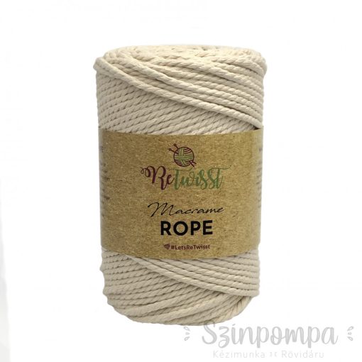 Retwisst Macrame Rope - Natúr